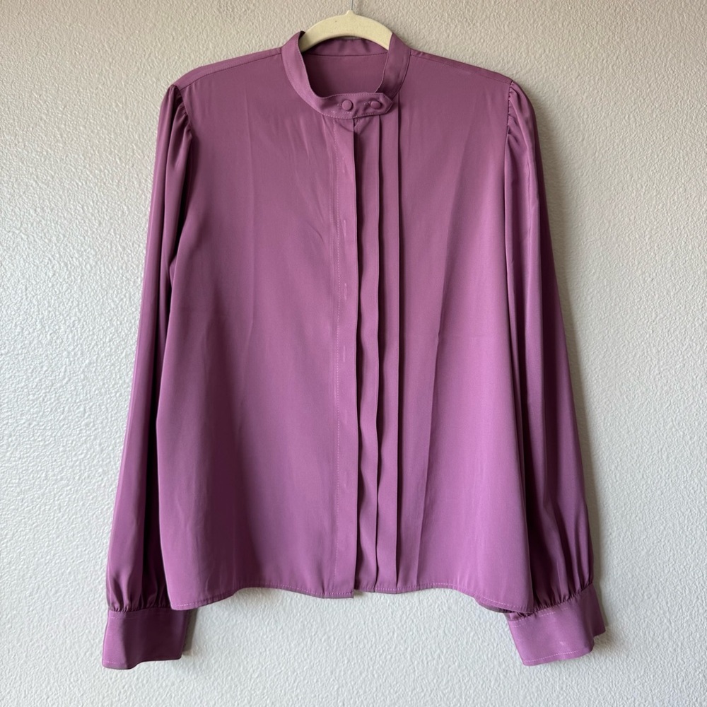Vintage 80s St Michael Pleated Blouse